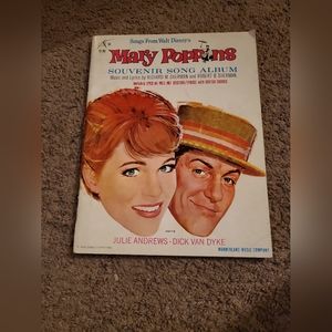 Songs From Walt Disneys Mary Poppins Soivenir Song Album Book